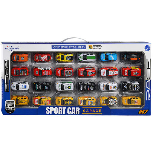 Набор машин "Скоростной заезд" в коробке