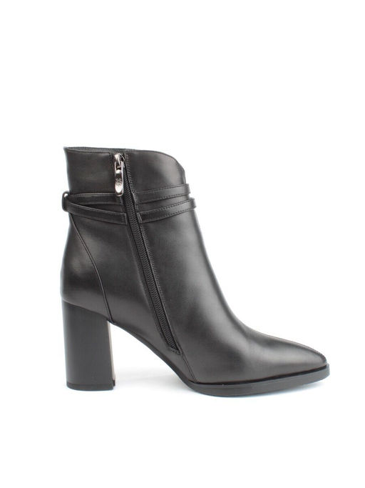 04-M3-L835 BLACK Ботильоны зимние женские (натуральная кожа, натуральный мех) - Фабричный китай фото 11