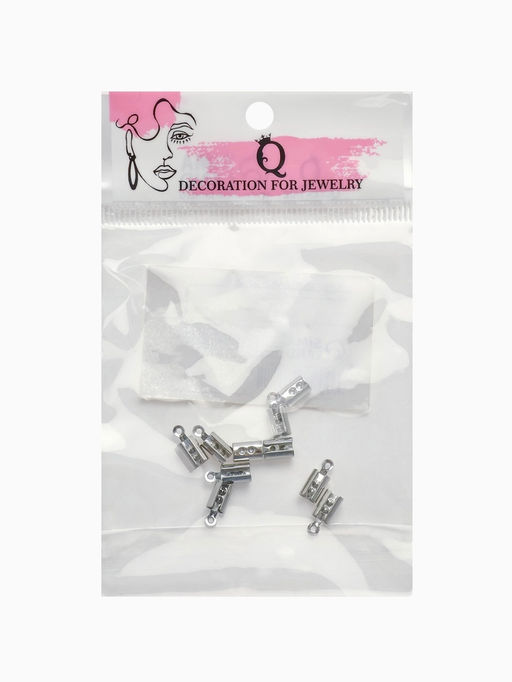 Цена за 2 шт. Концевик обжимной 10?4.5 мм, внутренний 3.5?2 мм, набор 10 шт.