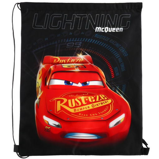 Мешок для обуви 420*330 мм, Тачки Молния Маккуин - Disney фото 4