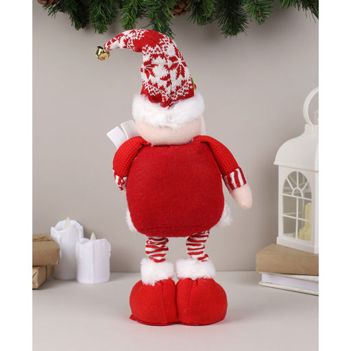 Новогоднее украшение ДЕД МОРОЗ 40 см на телескопических ножках арт. NA112 (745040)