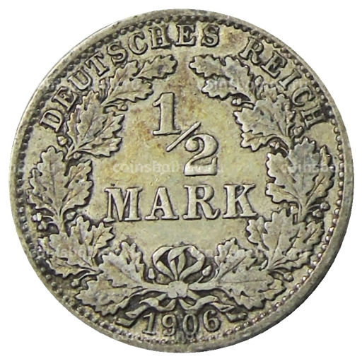 1/2 марки 1906 года A Германия