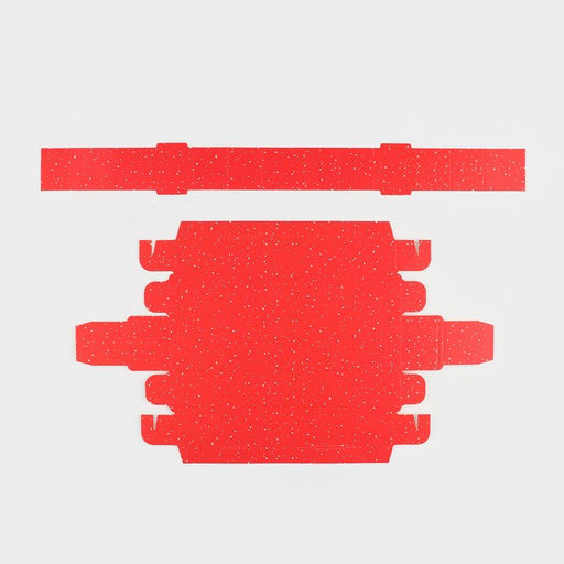 Цена за 5 шт. Коробка для конфет, кондитерская новогодняя упаковка, 5 ячеек, «С Новым годом», 5×21×3 см