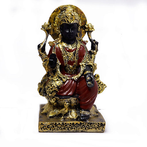 Статуэтка Лакшми на лотосе символ Богатства процветания и удачи 13,5см