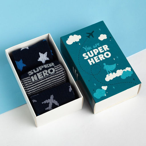 Набор детских носков KAFTAN Super hero, 3 пары, размер 16-18