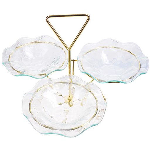 28675 Блюдо на подставка стекло 28х21см LR (х6) - Mayer&boch фото 2