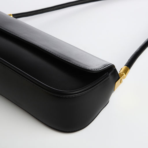 Сумка женская, багет, на магните, цвет чёрный - Simaland фото 4