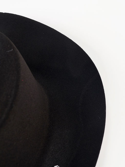 УЦЕНКА Карнавальная шляпа большие поля, р-р 56-58 чёрная