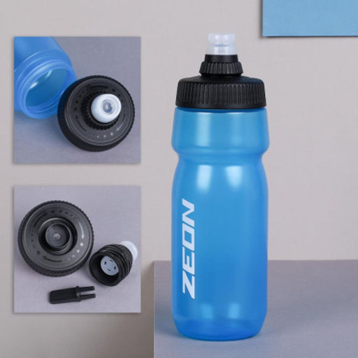 Бутылка для воды велосипедная ZEON WB230 гоночная, клапан NEW кэмэлбак, пищевой hi-quality PP, 700ML цвет blue/уп100 - Галеонтрейд фото 6