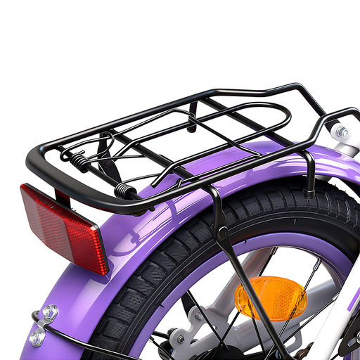 Велосипед 14" Rocket Gem, цвет белый/фиолетовый