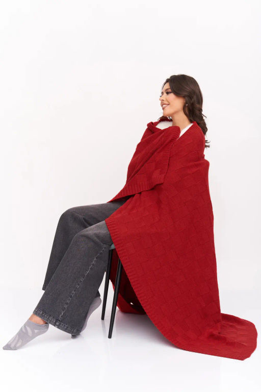 ЗЛАТА Плед 35972/красный