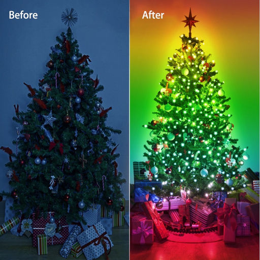 Гирлянда дождик USB на елку с пультом со встроенными SMD диодами 2 м (8 нитей) (арт. HZ-123) - Ип лебедев о.ю фото 3