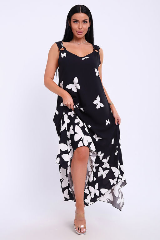 Сарафан летний больших размеров пляжный домашний 5740 - Натали фото 23