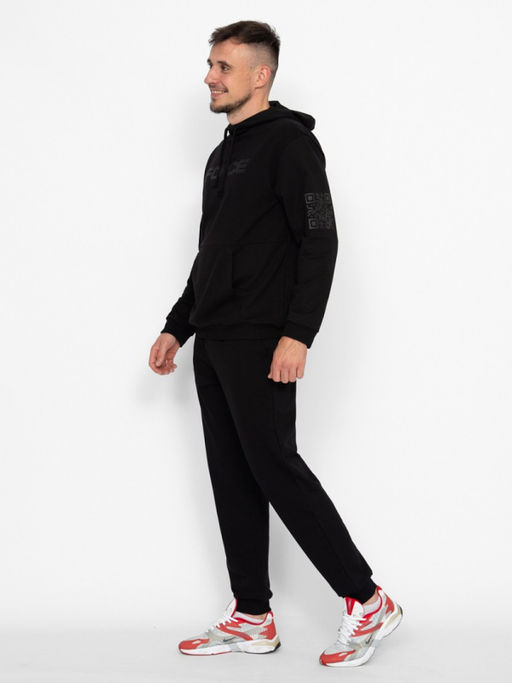 CRB wear/CWXM 90051-22 Костюм мужской (толстовка, брюки),черный/Ex.Cherubino  фото 2