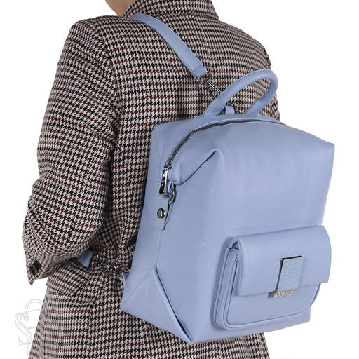 Рюкзак женский 69146 blue Velina Fabbiano-Safenta/30 в Новосибирске