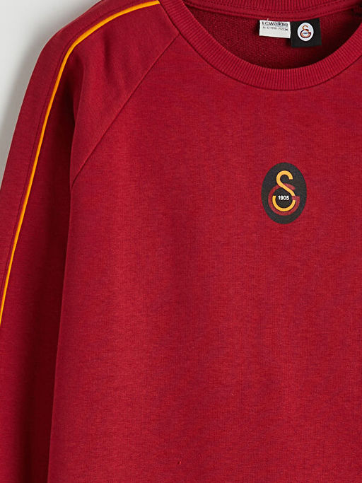 Galatasaray Bask?l? Erkek ?ocuk Sweatshirt - Waikiki фото 3