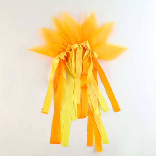 Карнавальный ободок «Лучистое солнце», жёлто-оранжевый