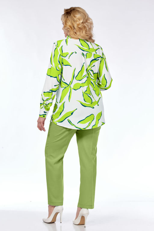 Блуза Элль стиль 2265а лайм - Liona style фото 4