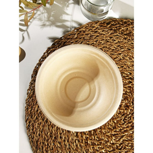 Цена за 50 шт. Миска Ecolife, 500 мл, d=15,5 см, сахарный тростник