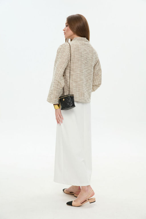 Костюм NIKVA н1035-2 песочный и молоко  фото 2