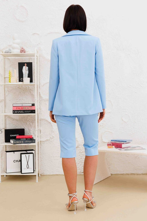 Жакет AURA 1100-170 небесный голубой  фото 2