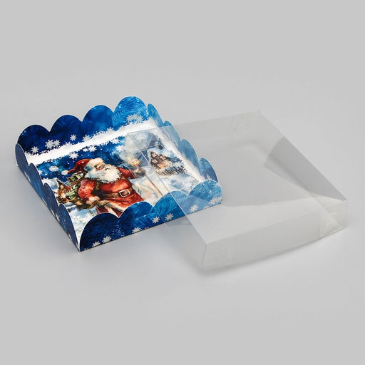 Цена за 10 шт. Коробка для печенья «Волшебного Нового года!», 12×12×3 см