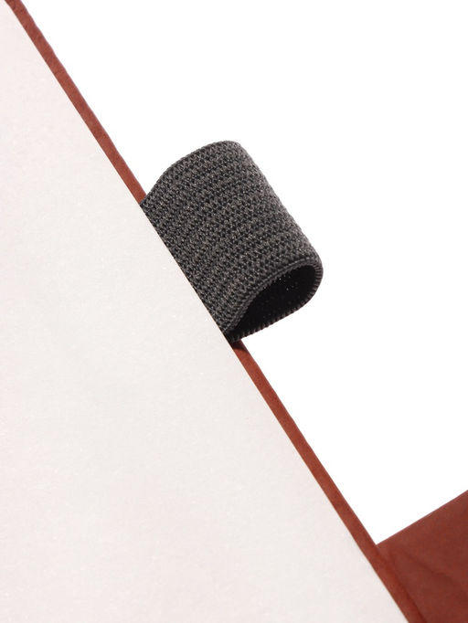 Ежедневник недатированный А5, с хлястиком, 128 листов, в линейку, пвх, коричневый - Simaland фото 11