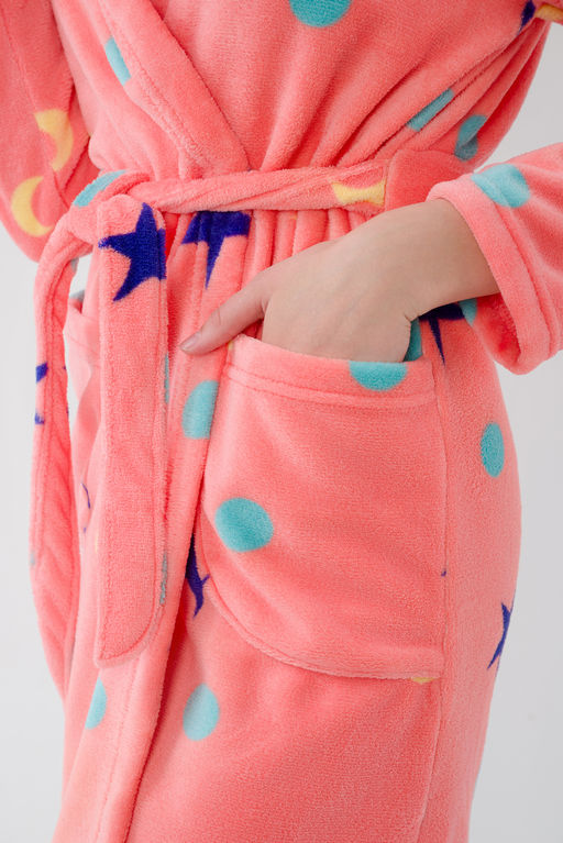 Халат женский из ультрасофта Нежность коралл - Амадэль фото 11