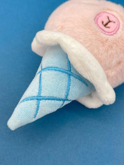 Мягкая игрушка - брелок "Pig ice cream", mix, 11 см