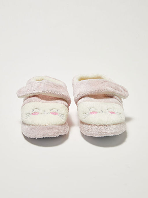 Nak?? Detayl? C?rt C?rtl? K?z ?ocuk Ev Ayakkab?s? - Waikiki фото 3