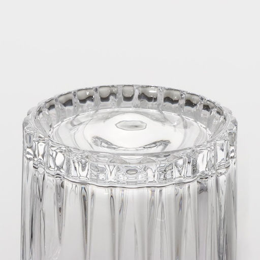 Стаканы Magistro «Богема. Полоса», 310 мл, 8.3×7.7×9 см, набор 6 шт., вращающиеся, стекло, прозрачные