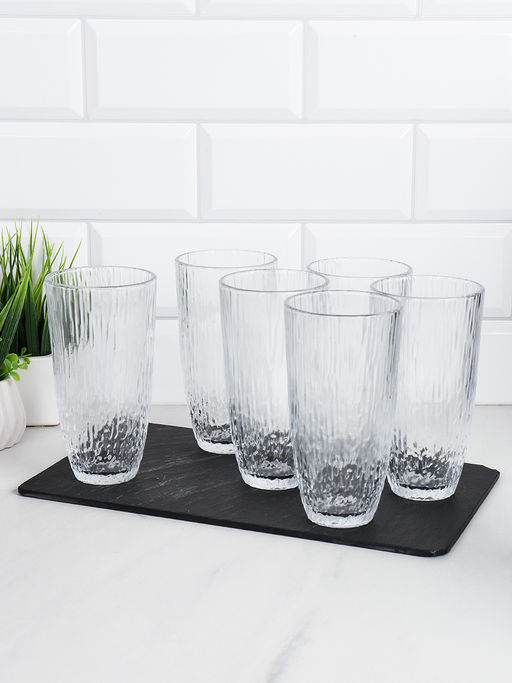 Стакан 6 штук 370 мл / Y6007 /уп 8/ высокий - ГалеонТрейд фото 4