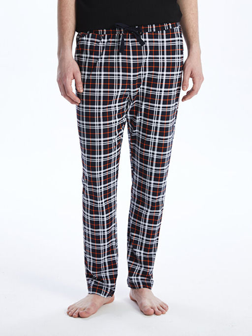 Standart Kal?p Ekose Erkek Pijama Alt