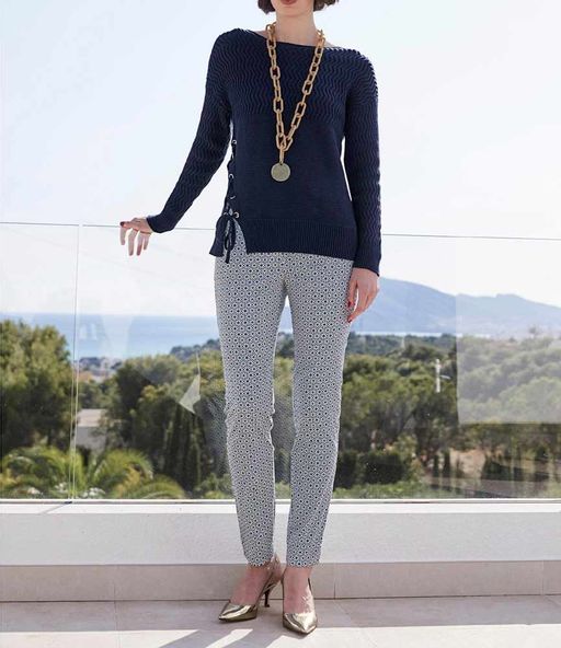 Пуловер, синий - Heine фото 5