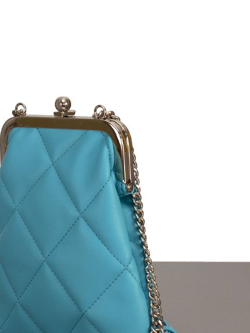 LACCOMA сумка Китти-Ф826-бирюзовый эко кожа хлопок