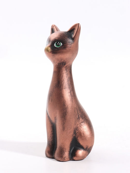 Фигурка "Кошка-Нефертити" 6,5х18 см, цвет бронза