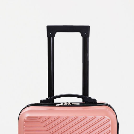 Чемодан малый 20, отдел на молнии, кодовый замок, цвет розовый - Simaland фото 6