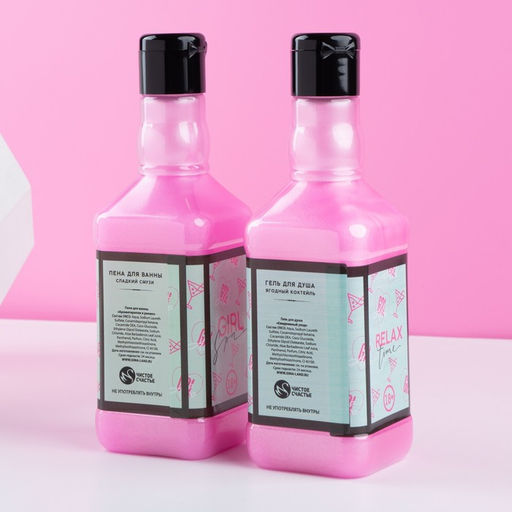 Гель для душа и пена для ванны RELAX TIME, 2 х 250 мл, подарочный набор косметики, ЧИСТОЕ СЧАТЬЕ - Чистое счастье фото 9