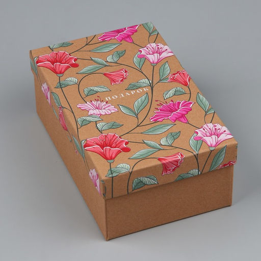 Коробка прямоугольная Подарок, 20 х 12.2 х 7.5 см - Дарите счастье фото 2