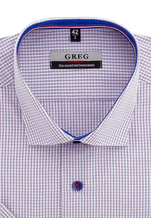 Сорочка мужская короткий рукав GREG 264/109/1133/Z/1