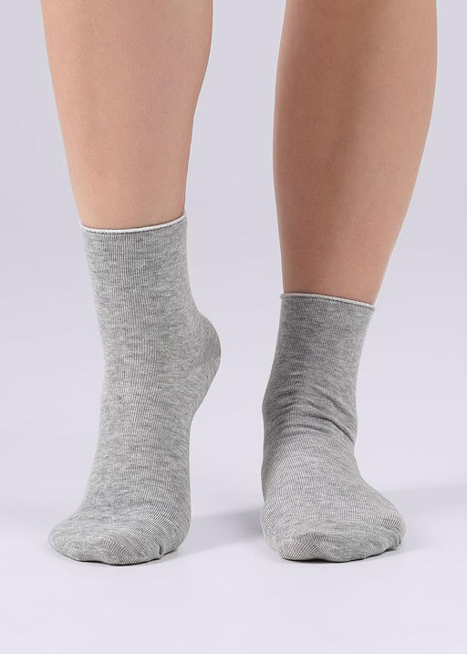 CLE Носки жен.Д307 хл+эл осл.р чёрный - Clever wear фото 6