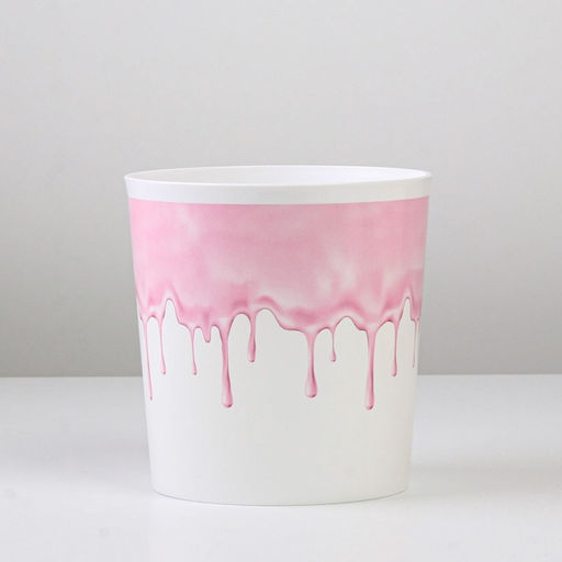 Кашпо для цветов «Текстура», 1.6 л, d=14 см, h=14 см, пластиковое