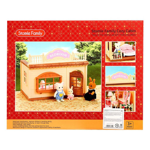 Дом для зверей «Зверята. Спальная комната», зайчики