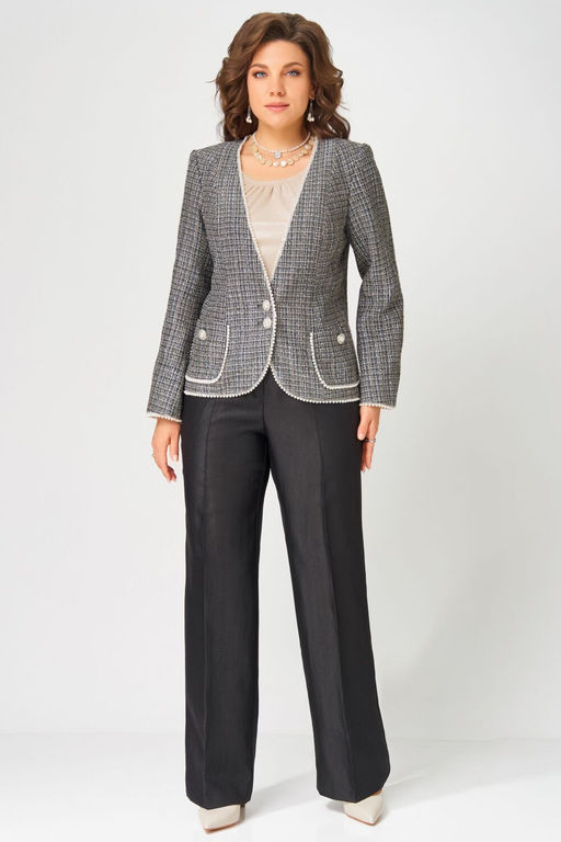 Костюм FITA 4122 черно-бежевый