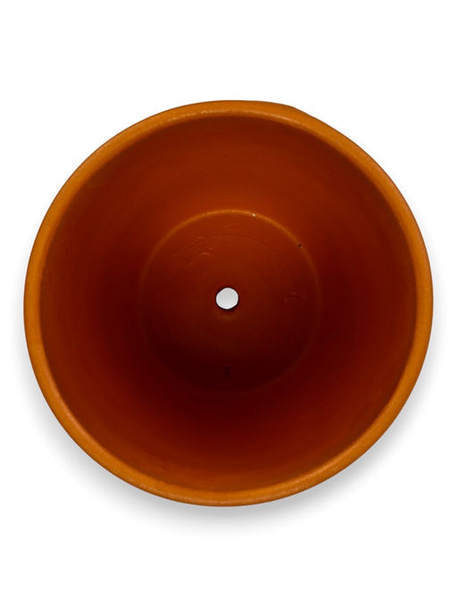 Горшок цветочный с поддоном 1,4 л, d15/h13 см терракот керамика, "Голландия" (М)