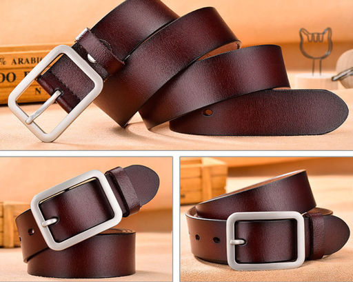 Ремень BL-L-9220-Brown-110 - Ferro фото 4