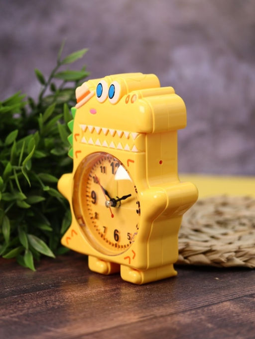 Часы-будильник Funny crocodile, yellow (15,5х1,5 см)