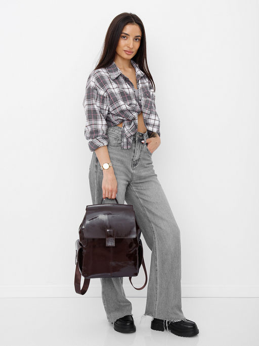 Рюкзак 18337-8 coffee Polina&Eiterou