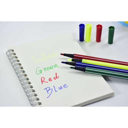 Фломастеры 18 цветов, в пластиковом пенале, Утка в очках МИКС - Simaland фото 2