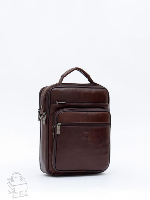 Сумка мужская кожаная 7905-4 brown Fuzhinino